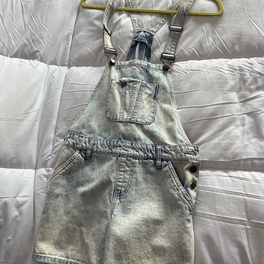 Forever 21 Light Blue Denim Overalls